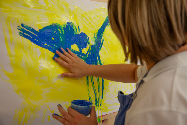 Kunst-& Aktivierungstherapie in der Rehaklinik Tschugg